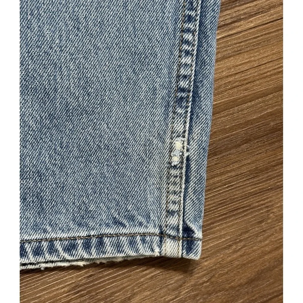 Vintage Levis 505 Regular Fit Straight Light Wash Jeans Men Sz 36x30 Denim